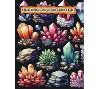 Rocks, Minerals and Crystals Coloring Book