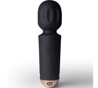 ROCKS-OFF - MINI BACCHETTA RICARICABILE 16 FUNZIONI TULIPANO NERO