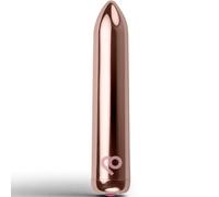 ROCKS-OFF - PROIETTILE VIBRANTE RICARICABILE ROSA DORATA