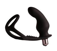 Rocks-Off Ro-Zen Pro - Anello Fallico con Plug Anale Vibrante Nero