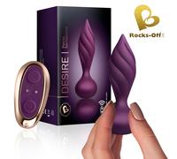 Rocks-Off VIBRATORE plug anale vibrante DESIRE vibro ANAL PLUG remote control