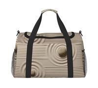 Rocks Over A - Borsa sportiva da donna, con stampa increspata, borsone da viaggio, da uomo, taglia S, M, per la notte, per lo sport e la palestra