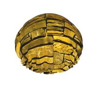 Rocks Rustico Muro di Mattoni Cuffie Doccia Donne Riutilizzabili Grande Cuffia Doccia Uomini Quickdry Cura Capelli Lungo Breve Bambini Bagno