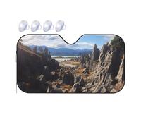 Rocks Scenic Parasole per parabrezza auto 2025 parasole pieghevole divertente per auto parasole per finestrini anteriori per interni automobilistici, protezione solare piccola