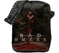 Rocksax Bad Omens - Borsa a tracolla con copertina autotitolata, Nero, Borsa a tracolla