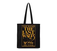Rocksax Borsa tote The Band - L'ultimo valzer, Nero, Standard, Shooper in tela pesante realizzato in materiale riciclato Fairtrade