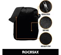 Rocksax Crossbody Bag Iron Maiden Middle Finger Messenger Bag 21cm x 16cm x 5.5c