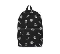 Rocksax Fall Out Boy Backpack - Logo Pattern - 43cm x 30cm x 15cm - Officially Licensed Merchandise