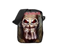 Rocksax Crossbody Bag Iron Maiden Middle Finger Messenger Bag 21cm x 16cm x 5.5c