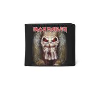 Rocksax Iron Maiden Wallet - Middle Finger - 13cm x 12cm x 2cm - Officially Liecensed Merchandise