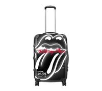 Rocksax It´s Only Rock ´N Roll The Rolling Stones Valigia Guscio Rigido a 4 Ruote per Cabina (Taglia Unica) (Nero, Bianco, Rosso)