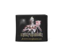 Rocksax Portafoglio Iron Maiden - Seventh Son, Nero, Small