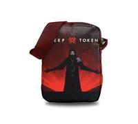 Rocksax Sleep Token - Borsa a tracolla, colore: Rosso, Nero, Borsa a tracolla