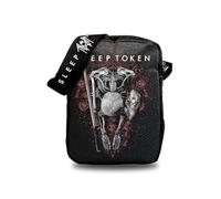 Rocksax Sleep Token - Borsa a tracolla con scritta The Love You Wan, Nero, Borsa a tracolla