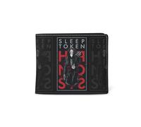 Rocksax Sleep Token Wallet-Hypnosis, Accessori Portafogli da Viaggio Unisex-Adulto, Nero, Small
