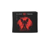 Rocksax Sleep Token Wallet-Tmbte, Accessori Portafogli da Viaggio Unisex-Adulto, Nero, Small
