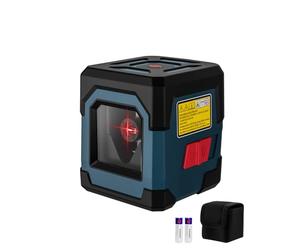 RockSeed Cross Livella laser Punti orizzontali e verticali Ruotabile di 360 ° Livella laser con modalità manuale/autolivellante IP54 1M antiurto (batteria inclusa)