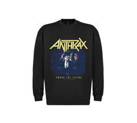 Rockshirts Felpa 'Anthrax Anthrax Among the Living Sweatshirt Sweatshirt' nero Uomo - Abbigliamento - Taglie comode - Felpe Rockshirts M