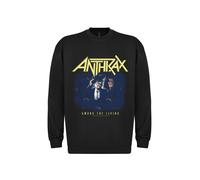 Rockshirts Felpa 'Anthrax Anthrax Among the Living Sweatshirt Sweatshirt' nero Uomo - Abbigliamento - Taglie comode - Felpe Rockshirts XXXL