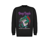 Rockshirts Felpa 'Deep Purple Deep Purple-Battle Rages on Album Sweatshirt Sweatshirt' nero Uomo - Abbigliamento - Abbigliamento in felpa - Felpe Rockshirts M