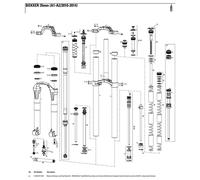Rockshox Ammortizzatore Di Compressione Boxxer Team/world Cup Sealhead Black