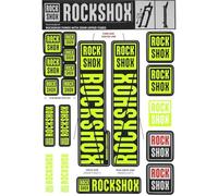 Kit adesivi forcella rockshox 35 mm giallo