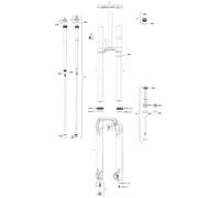 Rockshox Foderi Della Forcella Boxxer C1+ 2019+ Autoc N/in 29´´ 20 X 110 Mm Black
