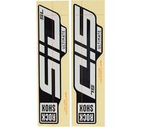 Kit di decalcomanie rockshox boxxer 27 29 bianco nero