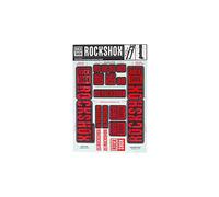 Rockshox fork stickers kit 35 mm red