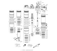 Rockshox Monarch Autosag Valve Assembly Nero