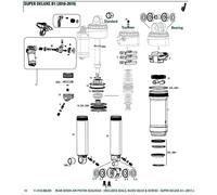 Rockshox Kit Pistone Super Deluxe A1 2017+ Black