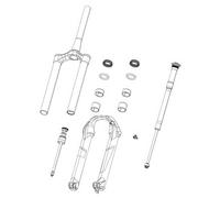 ROCKSHOX Rock Shox Adesivo Sid e steli 35 Grigio, Unisex-Adulto, Grau, Standard