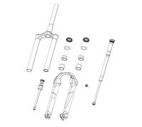 Rockshox Sid Sl Ultimate 27.5´´/29´´ 2021 Decals Kit Nero