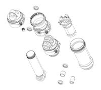 Rockshox Spare Rear Shock Air Can Assembly Linear 57.5-65mm (Includes Decals) Tr