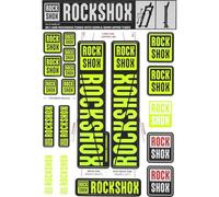 ROCKSHOX Sticker Set 30 forwardslash32 mm e RS1 Neon Giallo, Sid/Reba/Revelation