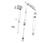 Rockshox Tubo Superiore Reverb Axs B1+ 2026 34.9 Mm Black