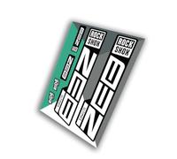RockShox Zeb Ultimate Decal Kit | Bianco | 2021 Gloss