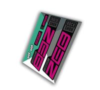RockShox Zeb Ultimate Decal Kit | Rosa | 2021 Opaco