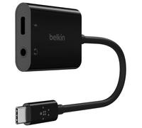 RockStar Adattatore USB-C 3.5mm Audio E Carica, Nero - NPA004BTBK
