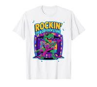 Rockstar Autism ROCKIN' TO DIVERSO Rock TUNE Nonno Pace Maglietta
