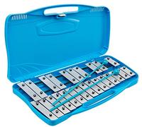 ROCKSTAR - Carrello Glockenpelle Xilofono in metallo SG25N Cromatico, 25 tasti metallici con custodia e mazze, Percussioni, Strumento musicale, Regalo scolastico per bambini - Rockmusic Italia