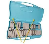 ROCKSTAR - Carrello Xilofono Metalofono 25 Tasti Metallici AG-25N2 Angel 3794, Glockenspiel con astuccio, strumento musicale supervisionato da un adulto