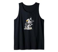 Rockstar Eagle con Chitarra elettrica per Un Look a Dondolo Canotta