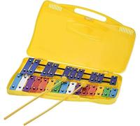 ROCKSTAR - GLOCKENPELLE CARRILLON METALOFONO XILOFONO FOREST SG25C CROMATICO, 25 TASTI COLORI CON ASTUCCIO E MAZAS - ROCKMUSIC ITALIA