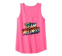 Rockstar Team Wellness Squad Fitness Ritiro Ragazze Vibes Canotta