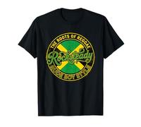 Rocksteady Reggae Roots Jamaican Ska Invecchiato Maglietta