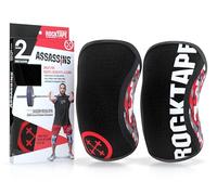 RockTape Assassins Ginocchiere 7mm -Supporto al Ginocchio in Neoprene per Compressione, Calore e Stabilità Durante l’Allenamento Intenso, Rosso Camouflage, Small
