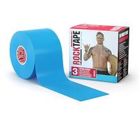 RockTape Nastro Kinesiologico Unisex H2O (5cm x 5m) - Elastico Terapeutico Sportivo, Impermeabile per Spalla, Caviglia, Gomito, Polso, Schinieri e Ginocchio - Blu