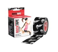 Rocktape Kinesiology Tape Athletes, Water Resistant, Reduce Pain & Injury Recovery, 5cm x 5m, Uncut, Skull