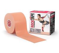 RockTapeRx Nastro Kinesiologico Unisex (5cm x 5m) - Elastico Terapeutico per Riabilitazione e Allenamento Posturale - Adesivo Delicato per Pelle Sensibile - Nastro Sportivo per Atleti - Beige